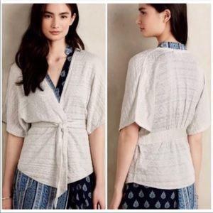 Anthropologie moth kimono wrap
